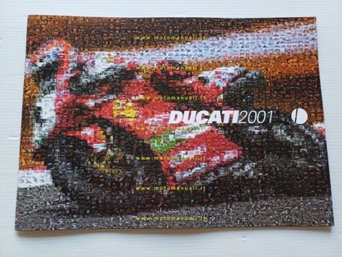 Ducati produzione Modelli 2001 depliant originale