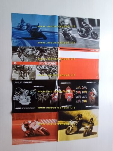 Ducati produzione modelli 2002 depliant ORIGINALE motorcycle brochure