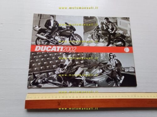 Ducati produzione modelli 2002 depliant poster originale