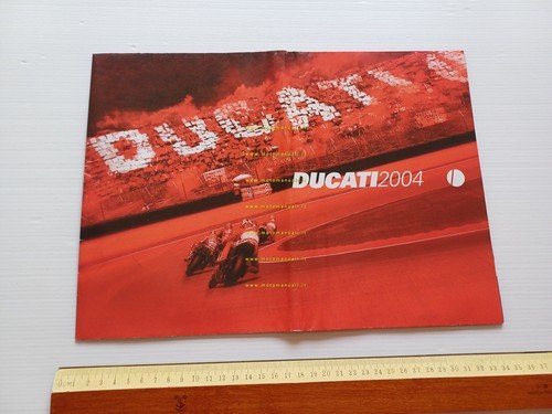 DUCATI produzione modelli 2004 depliant originale ITALIANO brochure