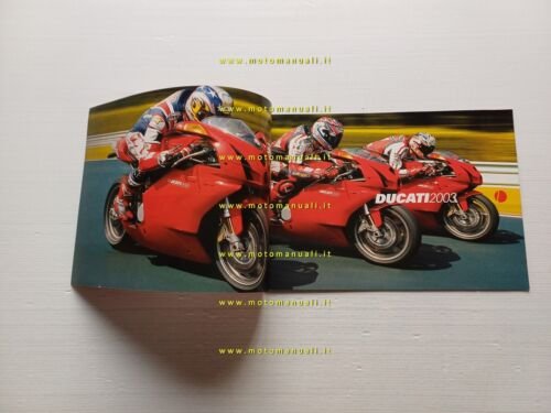 Ducati produzione tutti modelli 2003 depliant originale