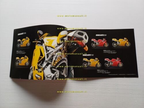 Ducati produzione tutti modelli 2003 depliant originale