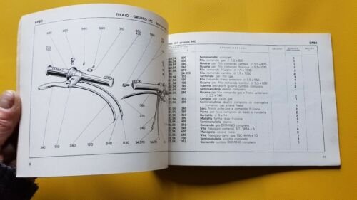 DUCATI SETTER 80 SPORT 80 1962 catalogo ricambi originale spare …