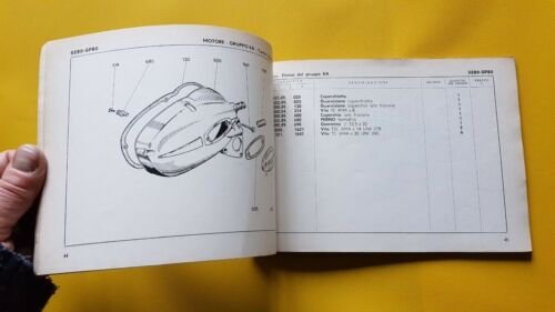 DUCATI SETTER 80 SPORT 80 1962 catalogo ricambi originale spare …