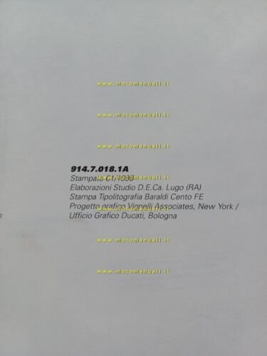 DUCATI Sport Touring 2 ST2 1998 manuale officina ITALIANO INGLESE …