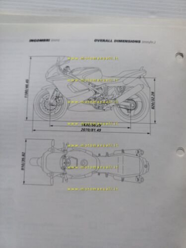 DUCATI Sport Touring 2 ST2 1998 manuale officina ITALIANO INGLESE …