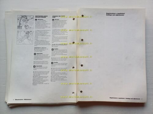 DUCATI Sport Touring 2 ST2 1998 manuale officina ITALIANO INGLESE …