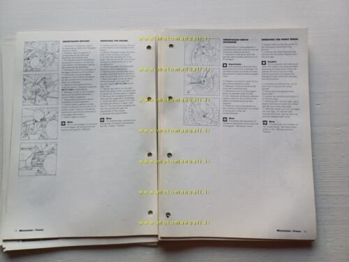 DUCATI Sport Touring 2 ST2 1998 manuale officina ITALIANO INGLESE …