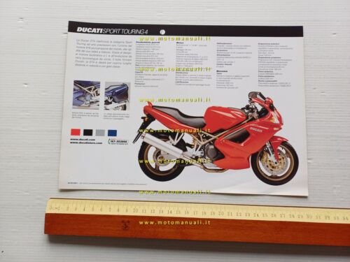 Ducati Sport Touring 4 ST4 1999 depliant italiano originale