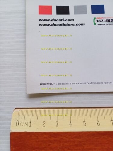 Ducati Sport Touring 4 ST4 1999 depliant italiano originale