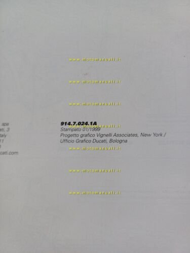 Ducati Sport Touring 4 ST4 1999 manuale officina italiano inglese …