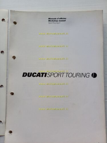 Ducati Sport Touring 4 ST4 1999 manuale officina italiano inglese …