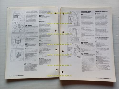 Ducati Sport Touring 4 ST4 1999 manuale officina italiano inglese …