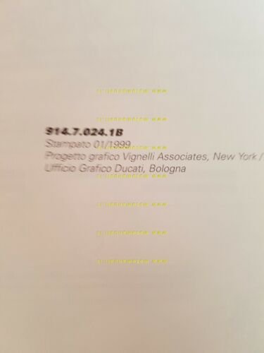 DUCATI Sport Touring ST4 1999 manuale officina GERMAN FRENCH SHOP …