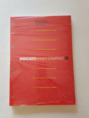 DUCATI Sport Touring ST4 2000 manuale officina FRENCH GERMAN SHOP …