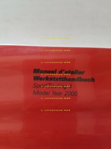 DUCATI Sport Touring ST4 2000 manuale officina FRENCH GERMAN SHOP …