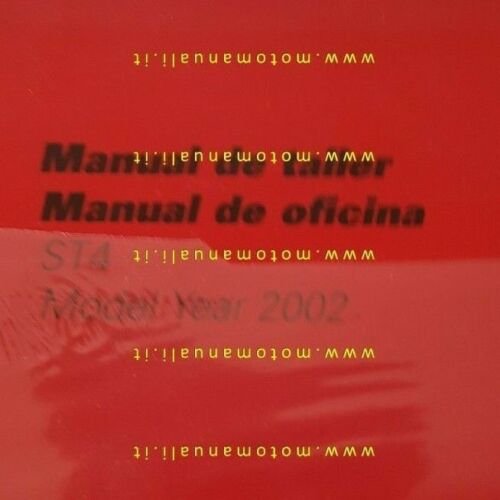 DUCATI Sport Touring ST4 2002 manuale officina ESPAÑOL PORTUGUÊS SHOP …