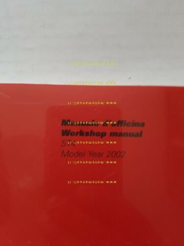 DUCATI Sport Touring ST4 2002 manuale officina ITALIANO INGLESE SHOP …