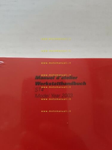 DUCATI Sport Touring ST4 2003 manuale officina FRENCH GERMAN SHOP …