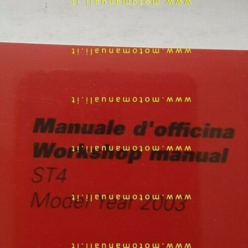DUCATI Sport Touring ST4 2003 manuale officina ITALIANO ENGLISH SHOP …