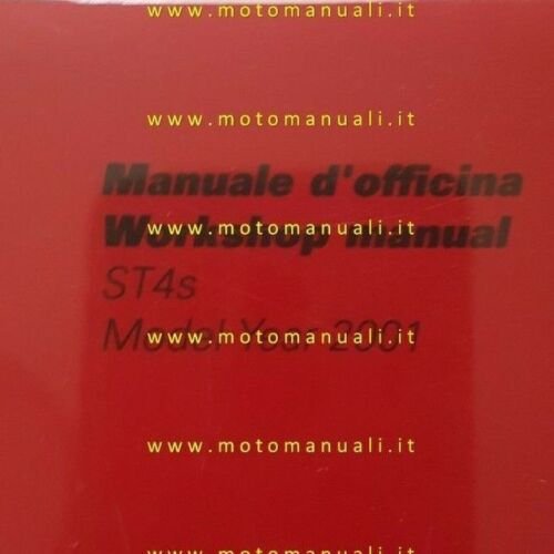 DUCATI Sport Touring ST4s 2001 manuale officina italiano inglese WORKSHOP …