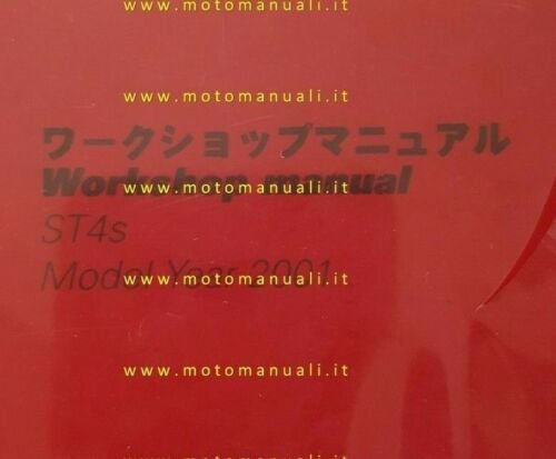 DUCATI Sport Touring ST4s 2001 manuale officina JAPANESE ENGLISH SHOP …