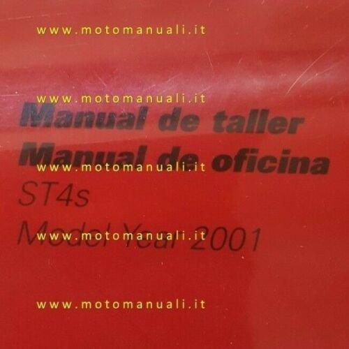 DUCATI Sport Touring ST4s 2001 manuale officina SPANISH PORTUGUESE SHOP …