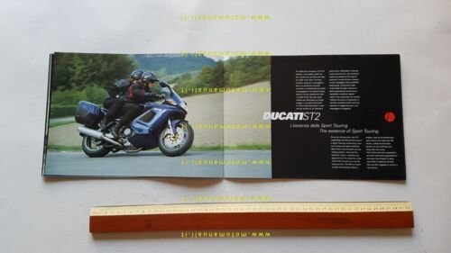 DUCATI Sport Touring ST4S-ST4-ST2 2002 depliant ITALIANO INGLESE originale