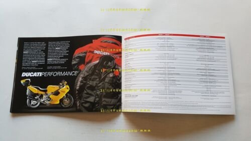 DUCATI Sport Touring ST4S-ST4-ST2 2003 depliant ITALIANO INGLESE originale