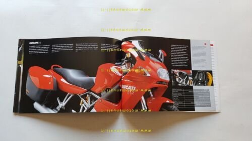 DUCATI Sport Touring ST4S-ST4-ST2 2003 depliant ITALIANO INGLESE originale