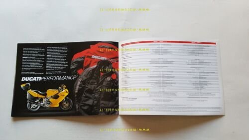 DUCATI Sport Touring ST4S-ST4-ST2 2003 depliant TEDESCO FRANCESE originale