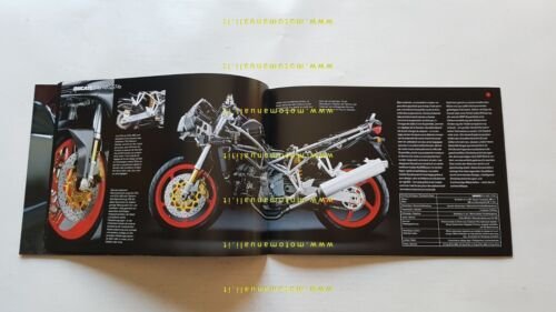 DUCATI Sport Touring ST4S-ST4-ST2 2003 depliant TEDESCO FRANCESE originale