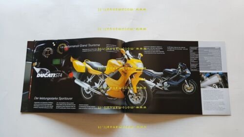 DUCATI Sport Touring ST4S-ST4-ST2 2003 depliant TEDESCO FRANCESE originale