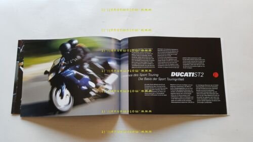 DUCATI Sport Touring ST4S-ST4-ST2 2003 depliant TEDESCO FRANCESE originale