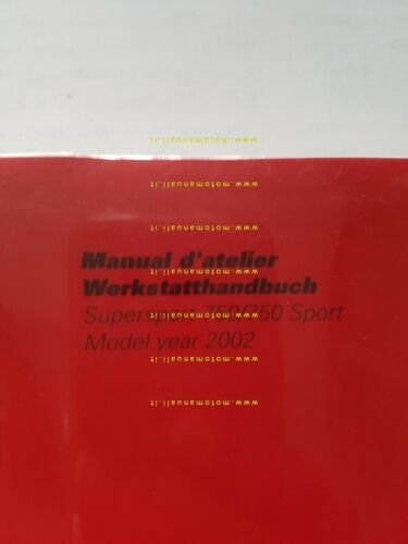 DUCATI SS 750 - Sport 750 2002 manuale officina FRANCESE …