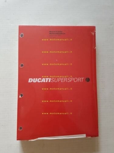 DUCATI SS Sport 620 2003 manuale officina originale francese tedesco …
