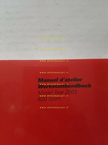 DUCATI SS Sport 620 2003 manuale officina originale francese tedesco …