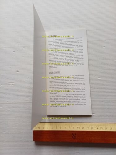 Ducati ST2 1997 depliant italiano originale