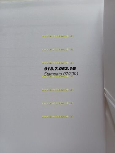 Ducati ST4 S 2001 manuale uso originale testo Spagnolo Giapponese