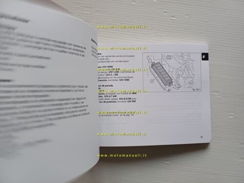 Ducati ST4 S 2001 manuale uso originale testo Spagnolo Giapponese