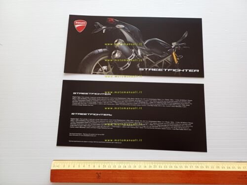 Ducati Streetfighter 2008 depliant italiano originale