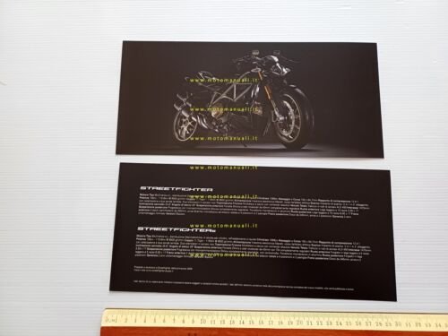 Ducati Streetfighter 2008 depliant italiano originale