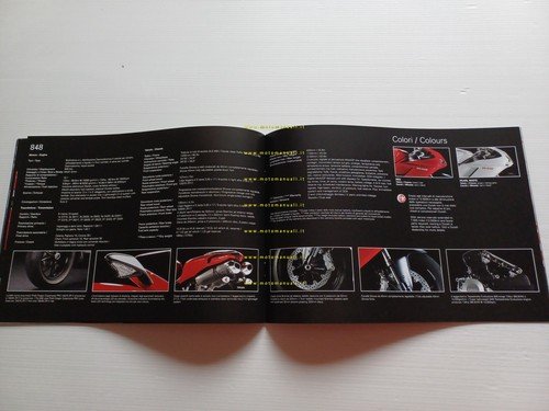 Ducati Superbike 1198 - 1198 S - 848 2009 depliant …