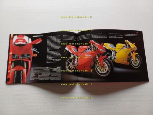 Ducati Superbike modelli 2002 999 749 998 748 depliant italiano …