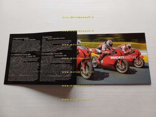 Ducati Superbike modelli 2002 999 749 998 748 depliant italiano …