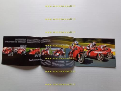 Ducati Superbike modelli 2002 999 749 998 748 depliant italiano …