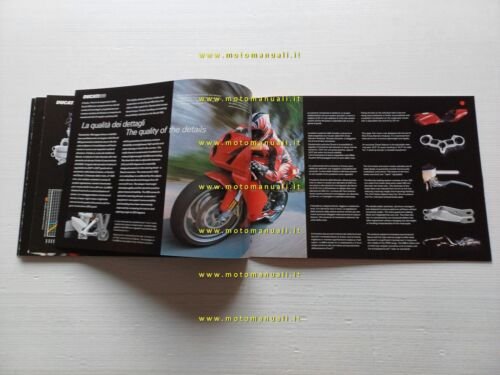 Ducati Superbike modelli 2002 999 749 998 748 depliant italiano …