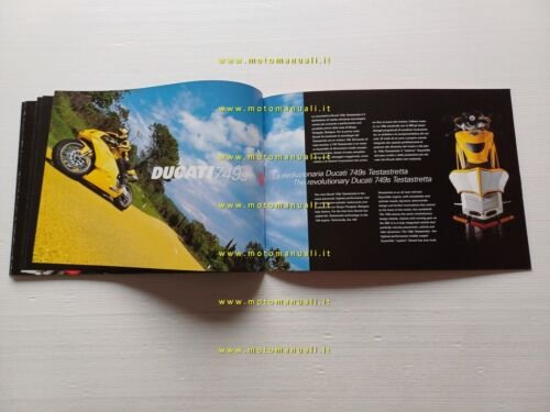 Ducati Superbike modelli 2002 999 749 998 748 depliant italiano …