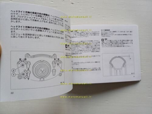 Ducati Supersport 1000 2002-03 manuale uso Giapponese 1000 2002-03