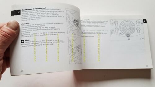 Ducati Supersport 1000 2002 manuale uso manutenzione originale owner's manual